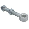 Swing Gate Long Eye Bolts Hinge + Nuts Adjustable Zinc