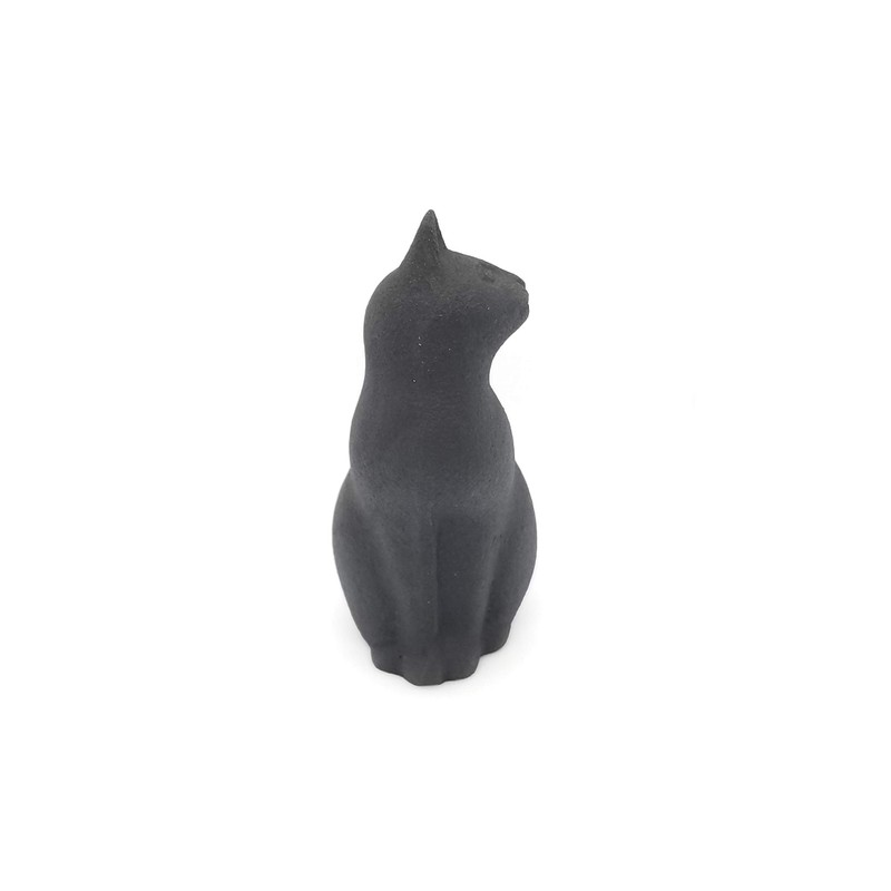 Iwachu Onaga Cat Paperweight Black Product Size (cm): 2.0 x