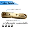 2 Pack LC-40 Welding Cable Connector Set,Welding Lead Connectors,Fit for
