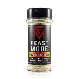 NEW! Tequila Sunrise - Feast Mode Flavors - Low Sodium, No MSG, Gluten Free, All Natural, Meal Prep Seasoning, Healthy, Lime Orange Powder, Honey, Tequila Seasoning, Chicken, Ham, Rice, Taco, Zesty