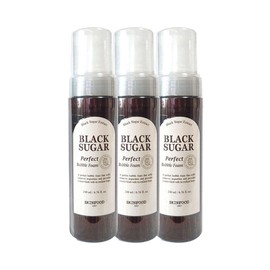 Skinfood 스킨푸드 블랙슈가 퍼펙트 버블폼 200ml x3개 Skin Food Black Sugar Perfect Bubble Foam 200ml x 3