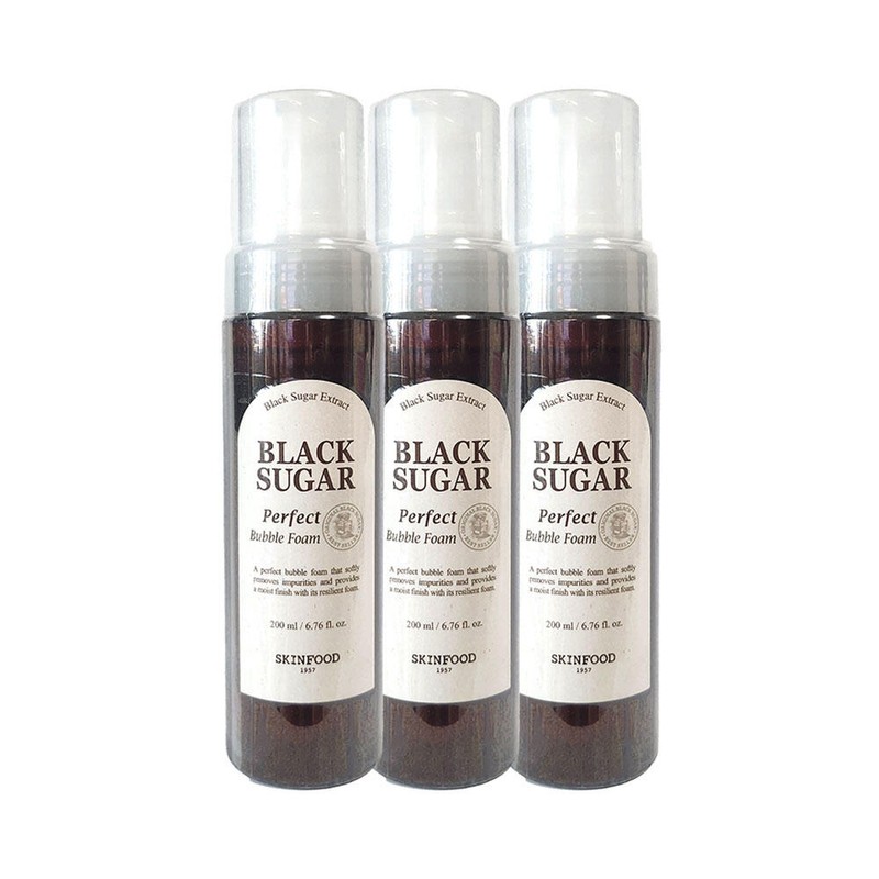 Skinfood 스킨푸드 블랙슈가 퍼펙트 버블폼 200ml x3개 Skin Food Black
