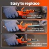 ABRAPRO 3/8"x 13" Air Belt Sander with 20Pcs Zirconia 40/60/80/120