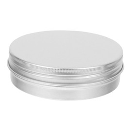 Housoutil Aluminium Cream Jar with Seamless Lid Closure for Travel Lightweight Cosmetic Container for Makeup Ointments Lotions and Balms