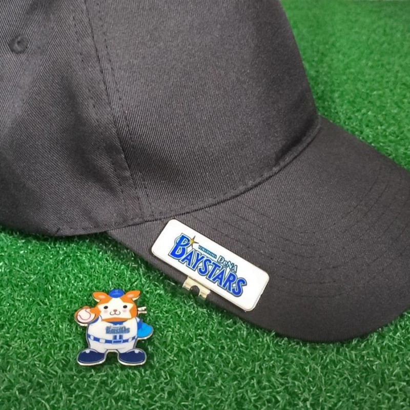 HOKUSHIN TRADING MK0471 Golf Ball Marker Yokohama DeNA BayStars Clip