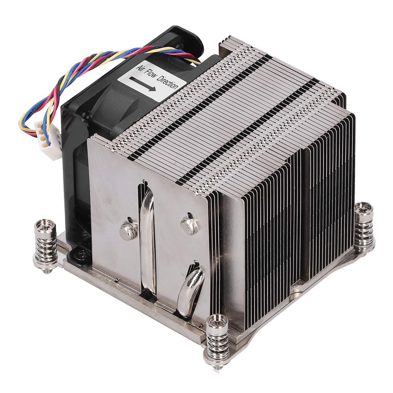 CPU Heat Sink, 2U Active Computer Cooling Fan 4-pin PWM