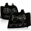 Spec-D Tuning Smoked Headlights Compatible with 2007-2013 Chevy Avalanche, 2007-2014