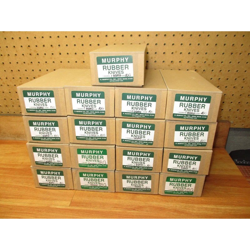 Murphy 4SQRU (BOX OF 12) *NEW* Rubber Knives Knife 4"