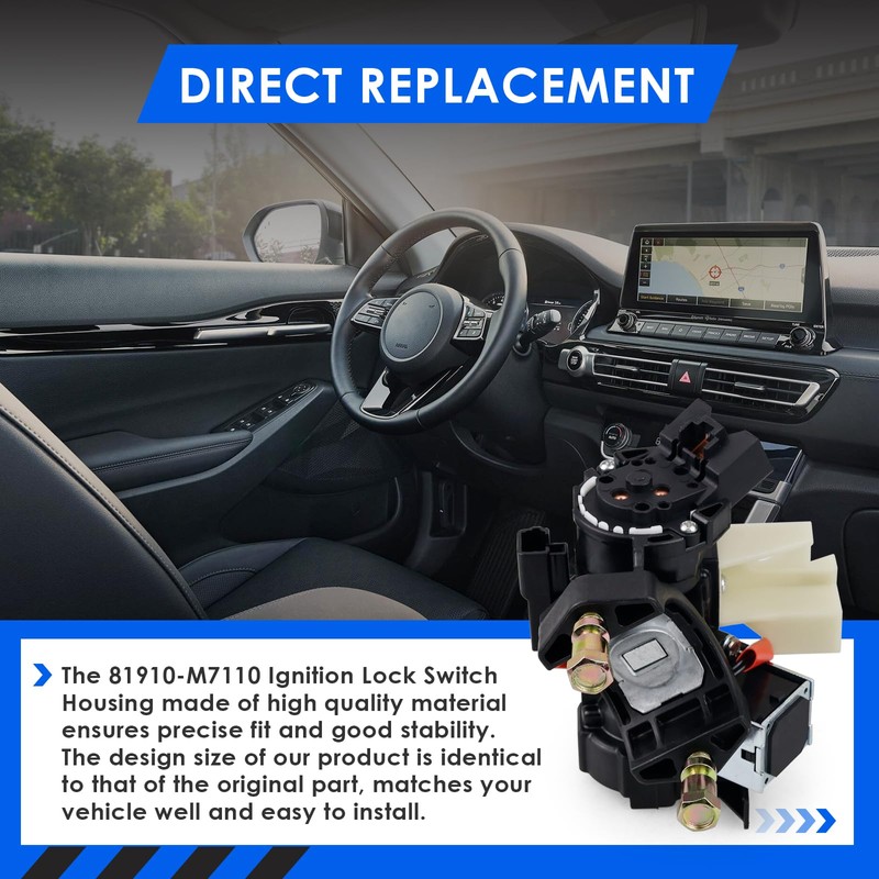 81910-M7110 Ignition Lock Switch Housing Fit for Kia Forte 2019-2021,