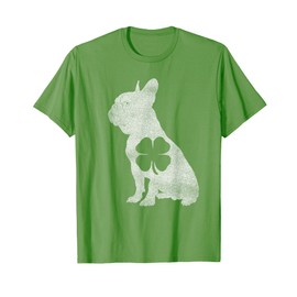 French Bulldog Dog - Shamrock St Patricks Day Saint Paddys T-Shirt for Men Women Kids