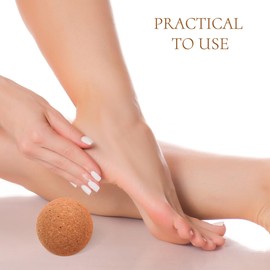 Baluue Cork Massage Ball, Round, Lightweight Massage Ball, 2.76 Inch, Myofascial Release, Trigger Points Yoga Balls for Back Neck and Feet, Muscle and Myofascial Release