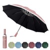 DAWNTREES Windproof Travel Umbrella,Automatic Opening And Closing,Compact, Sturdy, and Lightweight,Sun