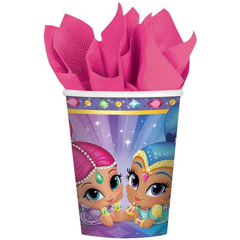 Toptoys2u Bargain Bundles Shimmer and Shine Party Cups Pack of
