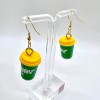 Handmade Subway Cup Earrings - Mini Brands Earrings - Fast