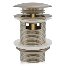 FerdY Pop-up Drain for Freestanding Bathtub, Brushed Nickel Finish, cUPC Certification, Freestanding Bathtub Drain Stopper