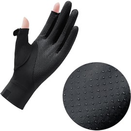BXT Thin Ice Silk Sun Gloves for Women UV Sun Protection Full Finger Touchscreen Driving Cycling Riding Summer Outdoor Sunblock Gloves Non Slip UPF 50+ Breathable Lightweight