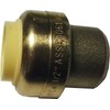 2 Pcs. XFITTING 1/2" Push Fit Cap, Brass