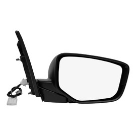 PM Auto Right Passenger Side Mirror, Power Non-Heated Paintable Manual Folding Replacement For 2013-2017 Honda Accord