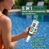Salt Tester for Saltwater Pool & pH Meter, Digital Water