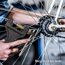 Breaker for Chain Link | Chain Breaker Steel Cutter Chain Tool - Rustproof Heavy Duty Chain Splitter Rivet Tool Link Removal Tool for Cycle & Go-Karts