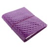Filofax A5 Domino Luxe purple organiser