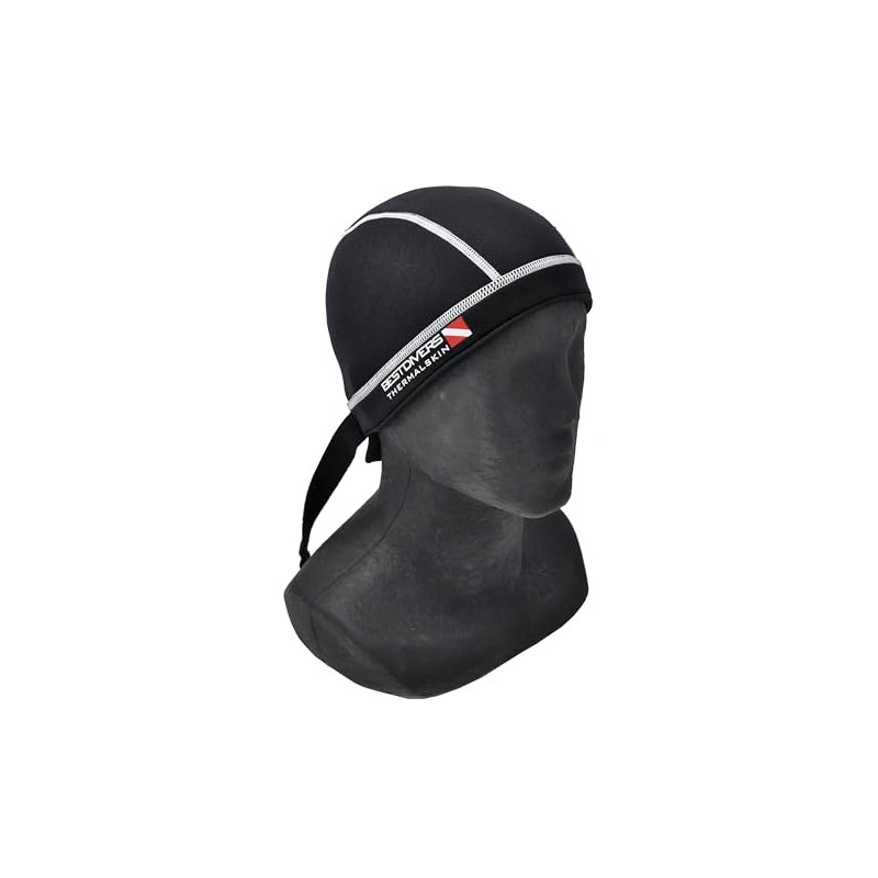 Best Divers Men's Bandana 3 mm Neoprene Black/White Size L-XL