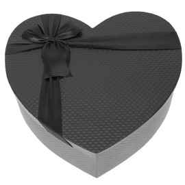 iplusmile Empty Heart Shaped Box: Present Decorative Boxes with Lids for Valentines Day, Wedding, Bridal Shower, Anniversary, Birthday Party Goodie Boxes (10.6x8.2x4.1 in)