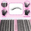 Diy Extensiones Pestañas , Kit De Racimos De Pestañas Mixto