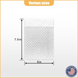 PRIMPKG Bolsa de burbujas de embalaje de 4 x 8.5 pulgadas, bolsas de burbujas autosellantes, bolsas amortiguadoras, bolsas de espuma gruesa a prueba de golpes para mover, transporte y almacenamiento.