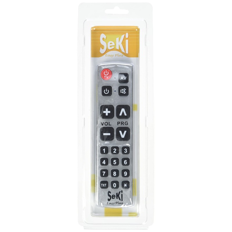 SeKi Easy Plus lernfähige Universal-Fernbedienung silber/schwarz