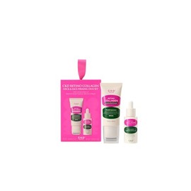 CKD Retino Collagen Gua Sha Neck Cream & Collagen Face Serum Duo Set - Firming, Elasticity, Collagen Boosting, and Deep Moisturizing. Korean Skincare Gift Set for Special Occasions and Daily Use.