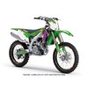 All Years KDX 50 Throwback Green Senge Graphics Base Kit