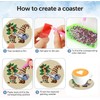 8 pcs 5D DIY Coffee Gnome Diamond Paintings Coasters with