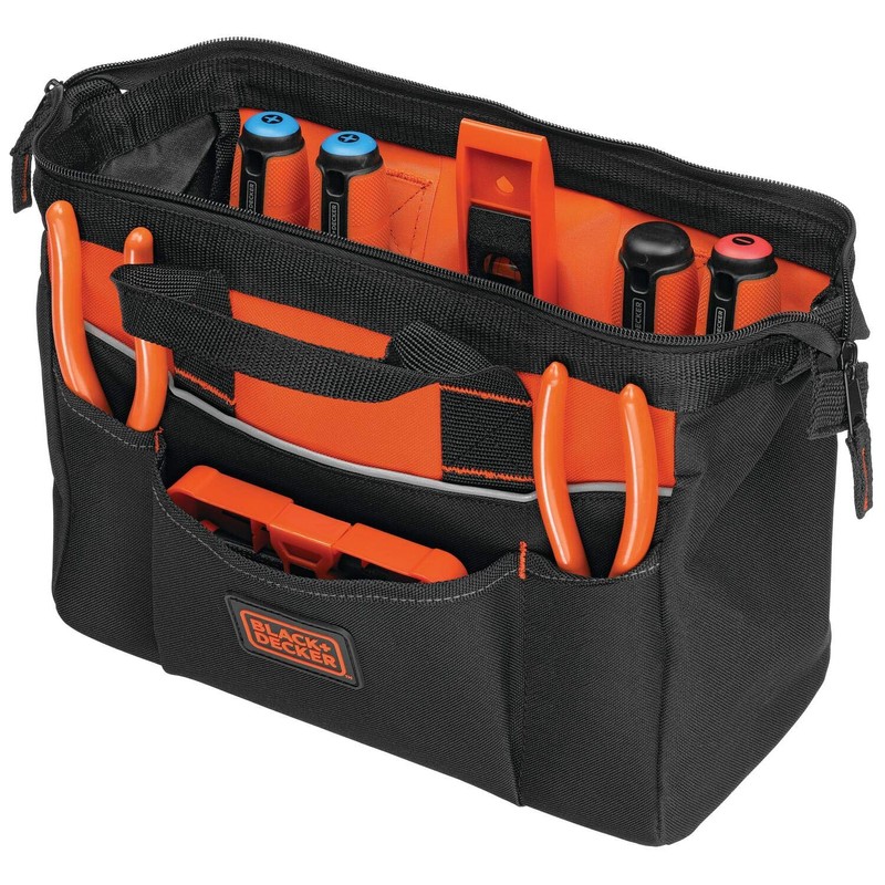 BLACK+DECKER Tool Bag, 12-inch (BDST500001APB)
