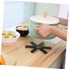 GRIRIW Folding Pot Holder Set 6pcs Kitchen Hot Pads Tea