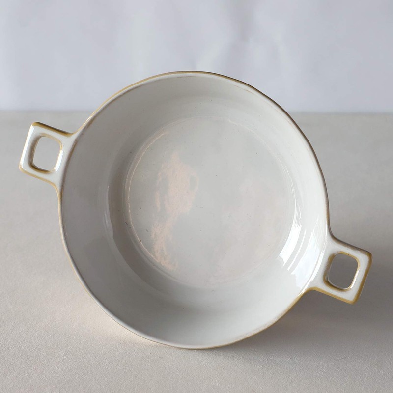 HINATA WH T-932155 Hinata Round Handle Au Gratin Dish
