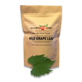 Grape Leaf Tea - Pure Herbal Tea Series by Palm Beach Herbal Tea Company (30 Tea Bags) 100% Natural