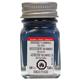 Testors Enamel 1/4 Oz Bottle Flat Sea Blue