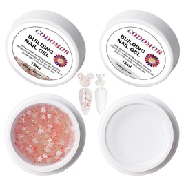 CODOMOR Solid Sculpture Gel Nail Extension,Non-Sticky Hand Nail Carving Gel, Non-stick-hand Builder Gel,Solid Nail Sculpture Building Gel Nail Charms Gel,Nail Art Modeling Gel 15m