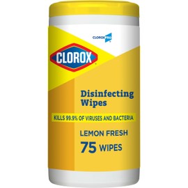 CloroxPro Clorox Disinfecting Wipes, Lemon Fresh, 75 Count (Package May Vary)