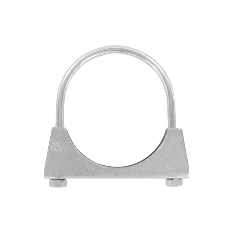 Set of 4 Stainless Steel Brackets M8 x 85 mm
