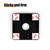 2-Pack Square ABS Plastic Wall Hole Decorative Covers for Wall-Mounted