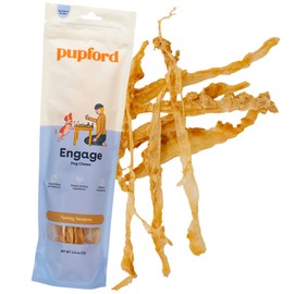 Pupford Pupford Turkey Tendon Dog Reward, High-Protein Chews for Healthy Teeth & Joints, Grain-Free, Made in The USA, Perfect for Training & Rewards, 100% Real Turkey, Delicious Chew, Pack of 10