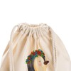Mr. & Mrs. Panda Sports Bag Penguin Flower Wreath, cream-coloured