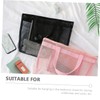 Vaguelly Travel Toiletry Bag Durable Mesh Shower Organizer for Beach