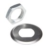Chain Sprocket Nut + Locking Plate Compatible with Simson S51