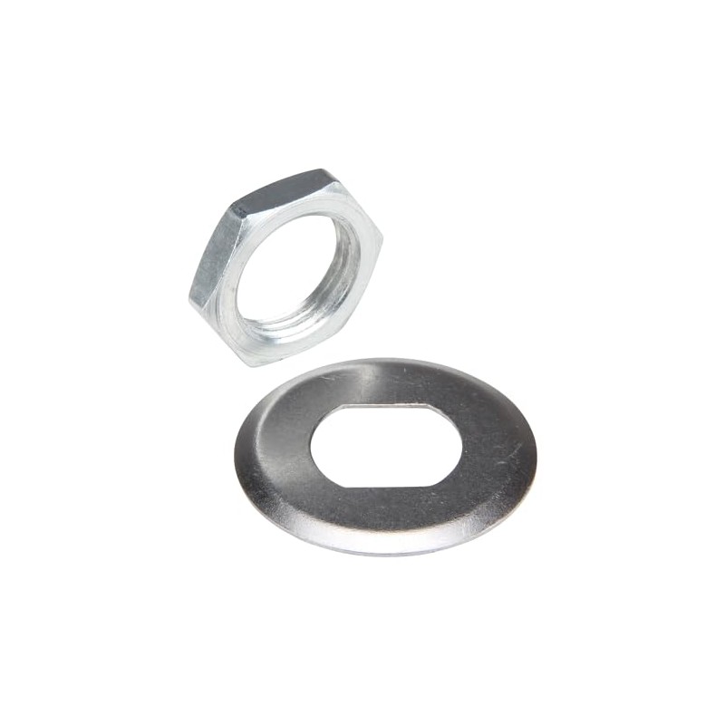 Chain Sprocket Nut + Locking Plate Compatible with Simson S51