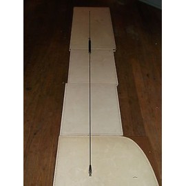 Vintage Hustler HQ-27 Black Center Loaded CB Antenna 55 Inches Long