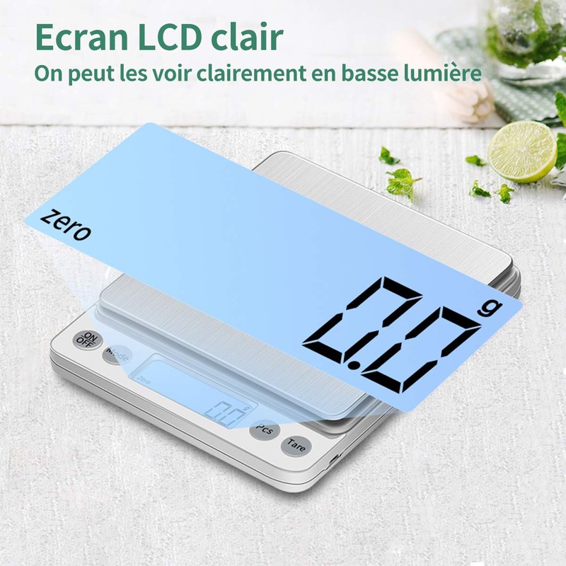 Kubei Kitchen Scales 3kg/0.1g