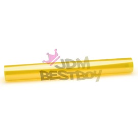 JDMBESTBOY Free Tool Kit 12"x24" (1FT x 2FT) Glossy Golden Yellow Headlight Taillight Fog Light Side Marker Vinyl Tint Film Self Adhesive